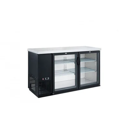 New | in-Stock Dukers New Dukers DBB48-H2 2-Door Bar and Beverage Cooler (Hinge Doors) Bottle Coolers Illinois US | Falcon Restaurant Supply #1376325