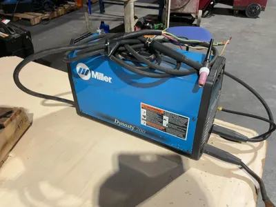 Used MILLER DYNASTY 200 PORTABLE AC/DC TIG AND STICK INVERTER WELDER Tig Welders Michigan US | Miedema Asset Management Group #1424980