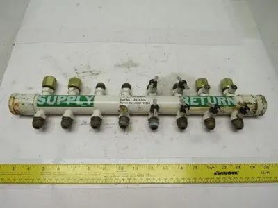 Inductoheat 16410-010 Manifold Assembly  1" NPT  x 1/2"-14 Flare