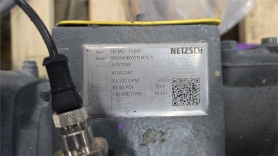 10 HP Netzsch Nemo Cavity Pump