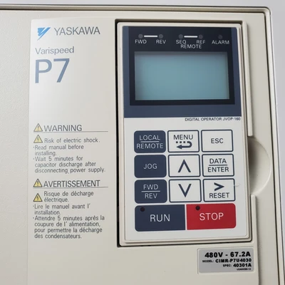 Used YASKAWA ELECTRIC CIMR-P7U4030 Misc Electrical & Power Parts California US | American Industrial Supply Co. #1558210