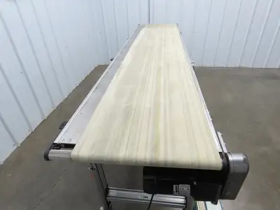 Dorner 2200 Portable Belt Conveyor 8'L x 21.25"W Variable Speed 115V 130FPM