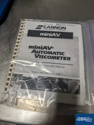 USED Cannon Cannon Viscometer, Model MiniAV