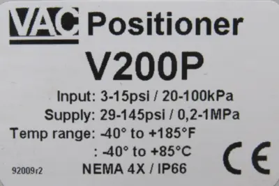 USED PBM PAVCL453D-0115 ACTUATOR VALVE MPH-H4L-A10-41 V200P 2"