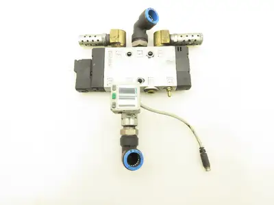 Festo  CPE24-M1H-5LS-3/8 Pneumatic Solenoid Valve 24VDC 3/2 Way