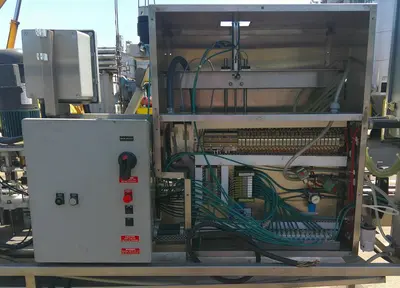 SPC9322  Filler Cask Brewing Systems inline can filler seamer model ACS V4.1, 5 filling heads, 1 seaming head(s)
