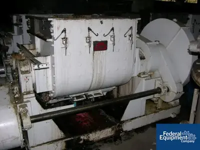 USED J. H. Day 150 Gal Day Double Arm Mixer, S/S, 30 HP