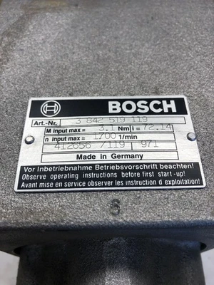 USED Rexroth 3-842-519-119