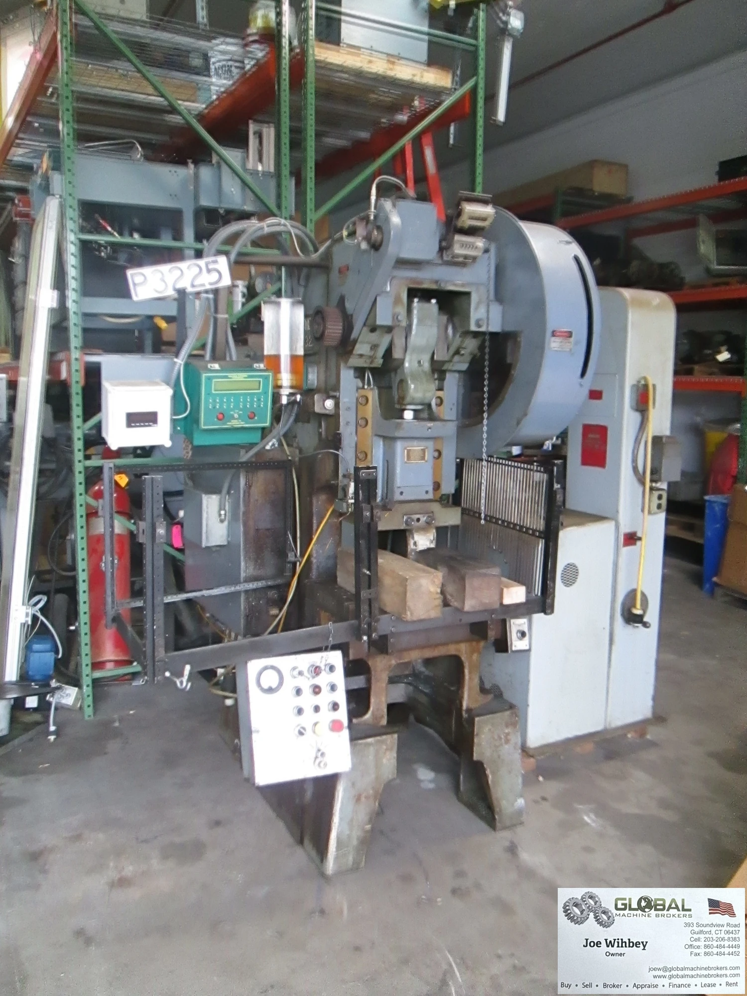 Minster B1-32 Fixed Base Stamping Press 32Ton 1.5" Stroke
