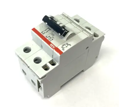 Used ABB Miniature Circuit Breaker 2-Pole w/ Auxiliary Contact Circuit Breakers Michigan US | Maverick Industrial Sales #1389439