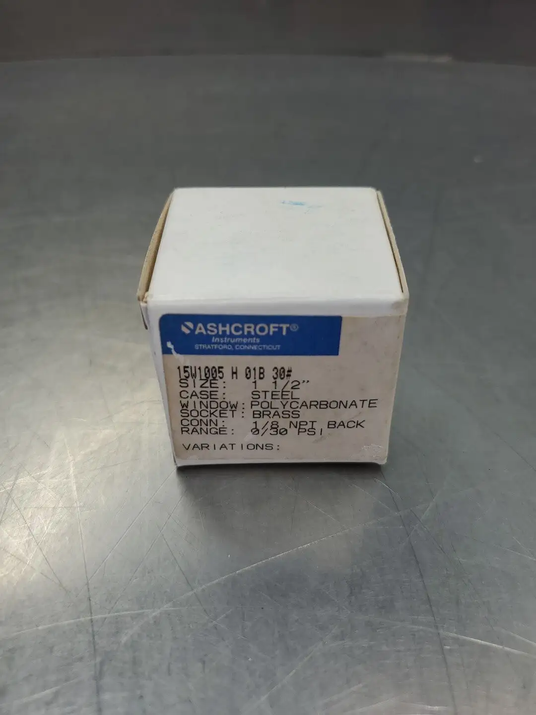 Used Ashcroft 0-30Psi Universal Pressure Meters South Carolina US | Palmetto Automation #1505528