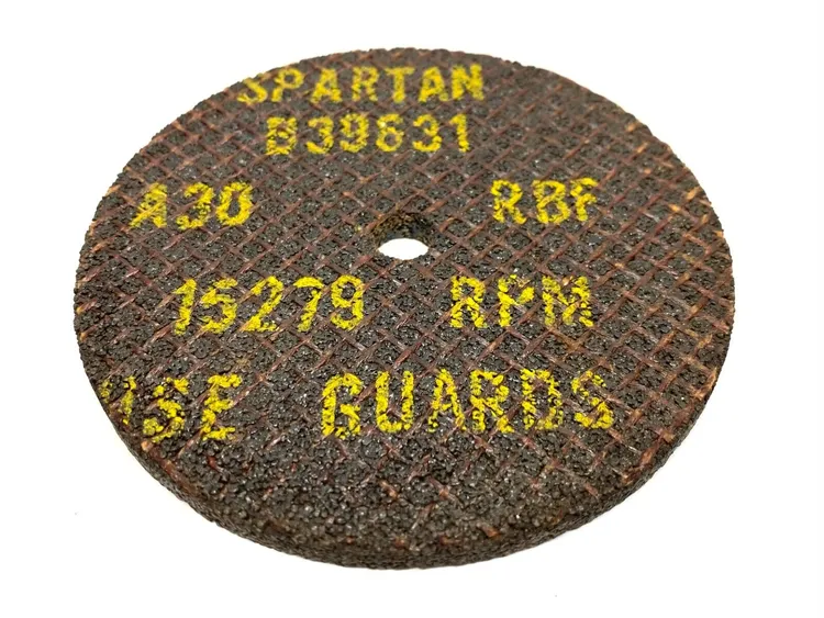 Used SPARTAN ABRASIVE 4" CUT OFF WHEEL 15,279 RPM 9/32" THICKNE Cut-Off Presses | Maverick Industrial Sales #1116574
