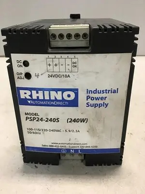 Used RHINO PSP24-240S Power Supplies Michigan US | Ideal Machinery #591404
