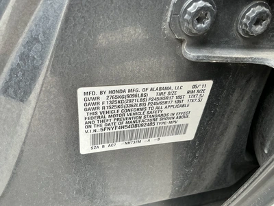 Used 2011 HONDA PILOT EXL SUVs Michigan US | Miedema Asset Management Group #1342291
