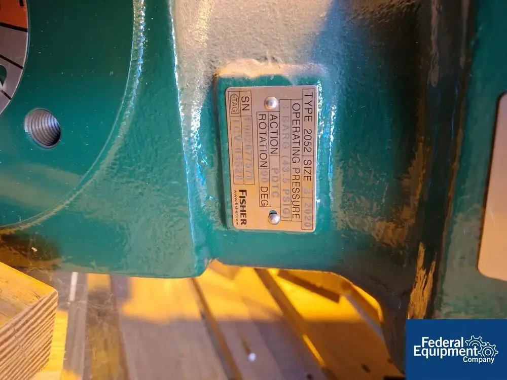 USED Fisher Controls International Fisher 8590 Butterfly Valve