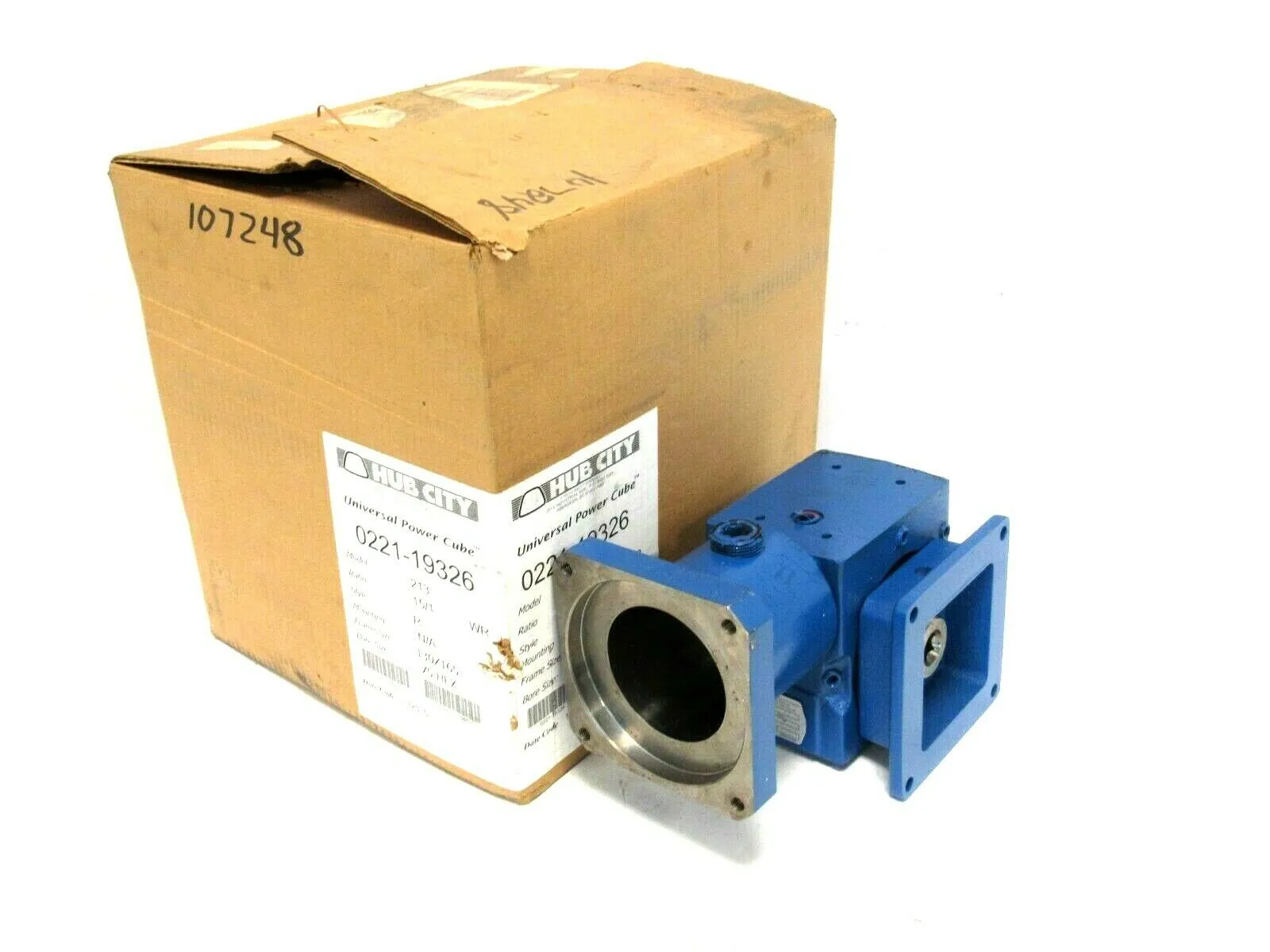NEW HUB CITY 0221-19326 GEAR REDUCER 15:1 107248 022119326