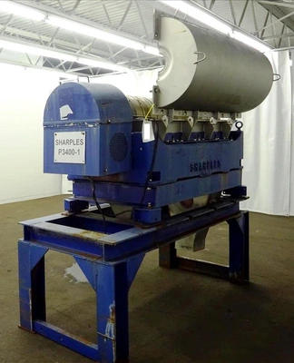 (2) Sharples P3400 Super-D-Canter centrifuges, 316SS.