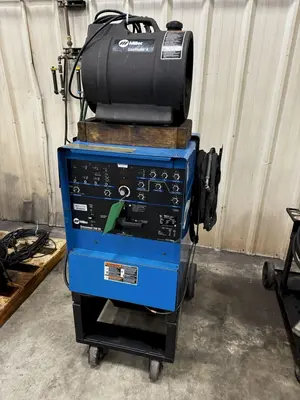 54" JETLINE MODEL #SWC-3A SEAM WELDER WITH SYNCROWAVE 250DX WELDER: YOBRO #23913