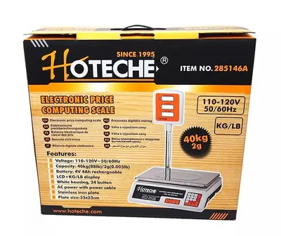 Electronic Price Computing Weighing Scale Pole Display 88LBS