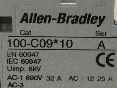 USED ALLEN BRADLEY 100-C09.10 SER A