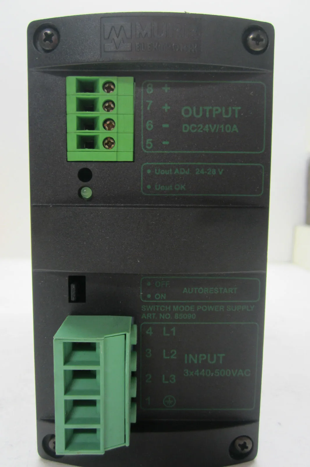 NEW MURR ELEKTRONIK 85090 POWER SUPPLY