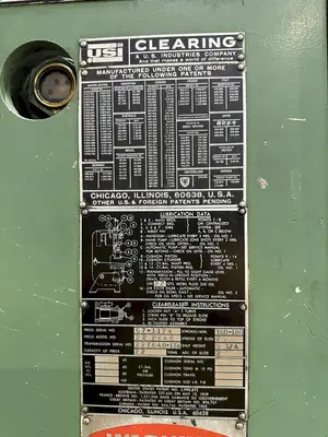 22 TON CLEARING MODEL #22 P640 TORQ PAC OBI STAMPING PRESS, 2" STROKE: STOCK 19382