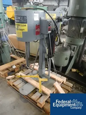 USED Schold 3 HP Scholds Slow Speed Disperser, S/S