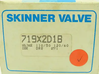 Honeywell Skinner 719X2D1B Solenoid Valve 2-Way NC 120V 0-50 PSI 3/8" NPT