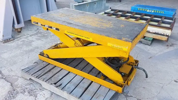 2,000 lb  American  Hyd. Scissors Lift Table; 24” x 48”