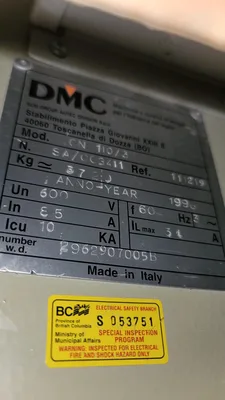 DMC CN 110 3 head sander with brush