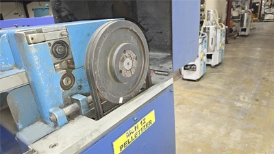 6" Accrapak Strand Pelletizer, Model 750-6, 7.5 HP