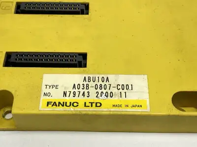 USED GE FANUC 10-SLOT I/O MODULE BASE UNIT ABU10A HORIZONTAL