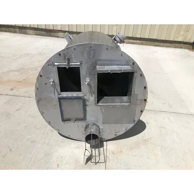 Used 50 Cubic Foot Stainless Steel Hopper Bin Receiver