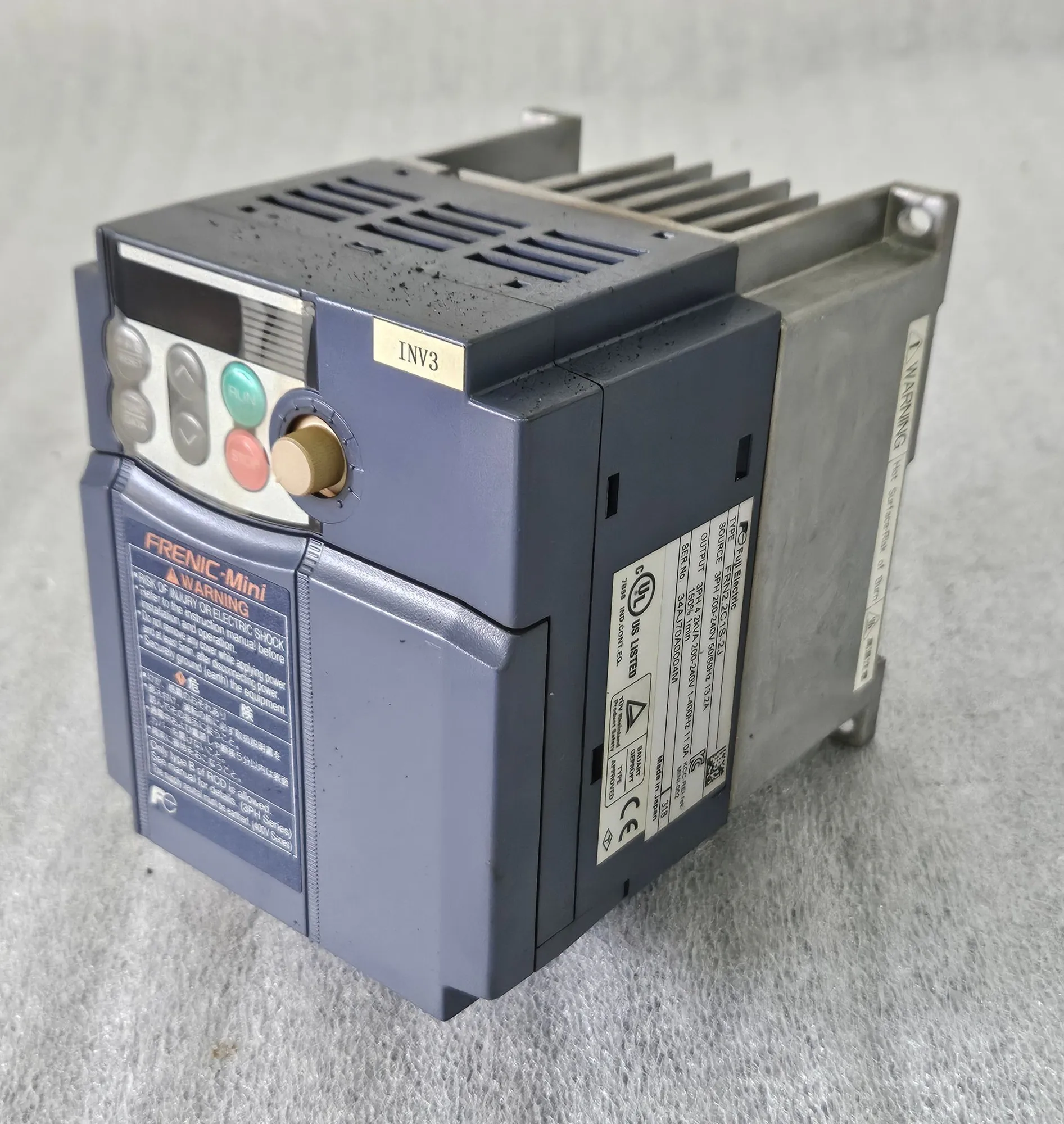 Used FUJI ELECTRIC FRN2.2C1S-2J Electronics & Components Ohio US | Great American Equipment Company #1356804