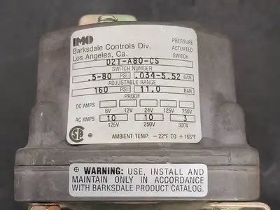 NEW BARKSDALE D2T-A80SS-CS
