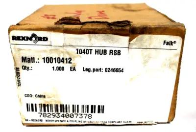 NEW REXNORD 10010412 1040T HUB