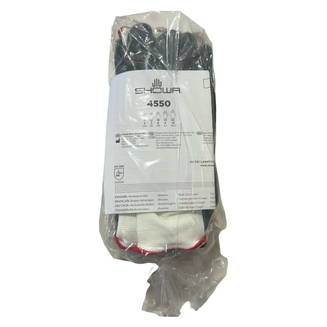SHOWA General Purpose Sponge Nitrile Gloves Size 9 Zorb-It 12 Pairs