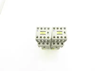 Allen Bradley 100-C30D*00 IEC Contactor 30A 3-Pole 600V 24VDC Coil  Lot of 2