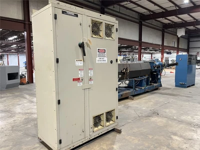4.5" John Brown/Egan Ram Stuffer Extruder, 32:1 L/D, 250 Hp AC Motor