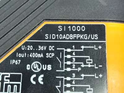 Used ifm SID10ADBFPKG/US, SI1000 Sensors Michigan US | Maverick Industrial Sales #1475276