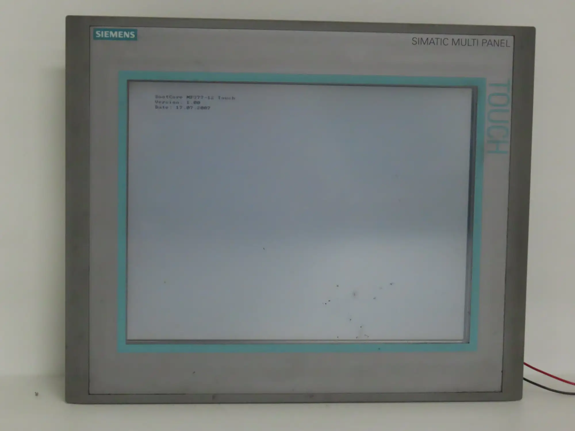 Siemens 6AV6 644-0AA01-2AX0 MP377 Simatic 12" HMI Touch Screen Control Panel