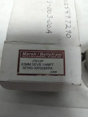 New | in-Stock MARSH/BELLOWS J7612P Lab Manometers Ohio US | Surplus Asset Holdings #1247064
