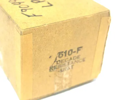 NEW GENRAD 510-F DECADE RESISTOR 510F