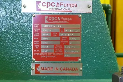 USED CPC PUMPS HDR