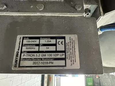 USED BUNTING P-TRON 5.2 GM 100 V2P UP