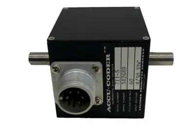 NEW ACCU-CODER 711-S INCREMENTAL SHAFT ENCODER 8/30VDC 60 PULSES PER REV 711S