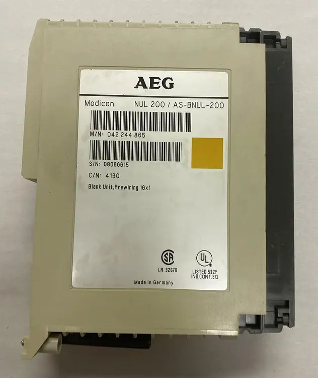 Used MODICON AS-BNUL-200 Misc Electrical & Power Parts | Surplus Asset Holdings #1216278