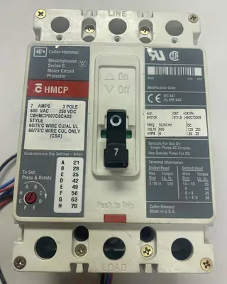 Used CUTLER-HAMMER HMCP007C0CA02 Miscellaneous Equipment (Electrical & Power) | Surplus Asset Holdings #1203350