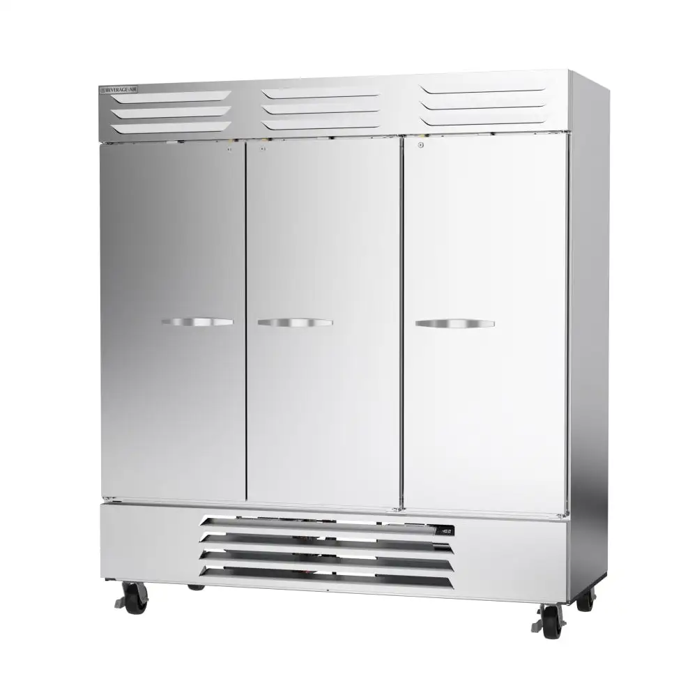 Beverage-Air FB72HC-1S 75" Vist® Three Section Reach In Freezer, (3) Left/right/right Solid Doors, 115v