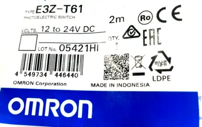 NEW OMRON E32-T61 PHOTO ELECTRIC SWITCH 12-24VDC E32T61